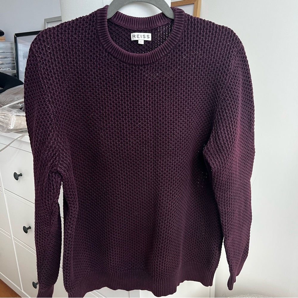 Reiss Sweater in Burgundy